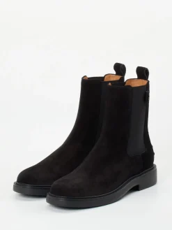 Damen Tod's – Chelsea Boots aus Veloursleder