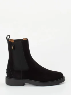 Damen Tod's – Chelsea Boots aus Veloursleder