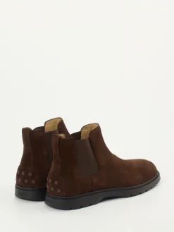 Herren Tod's – Chelsea Boots aus Veloursleder dunkel