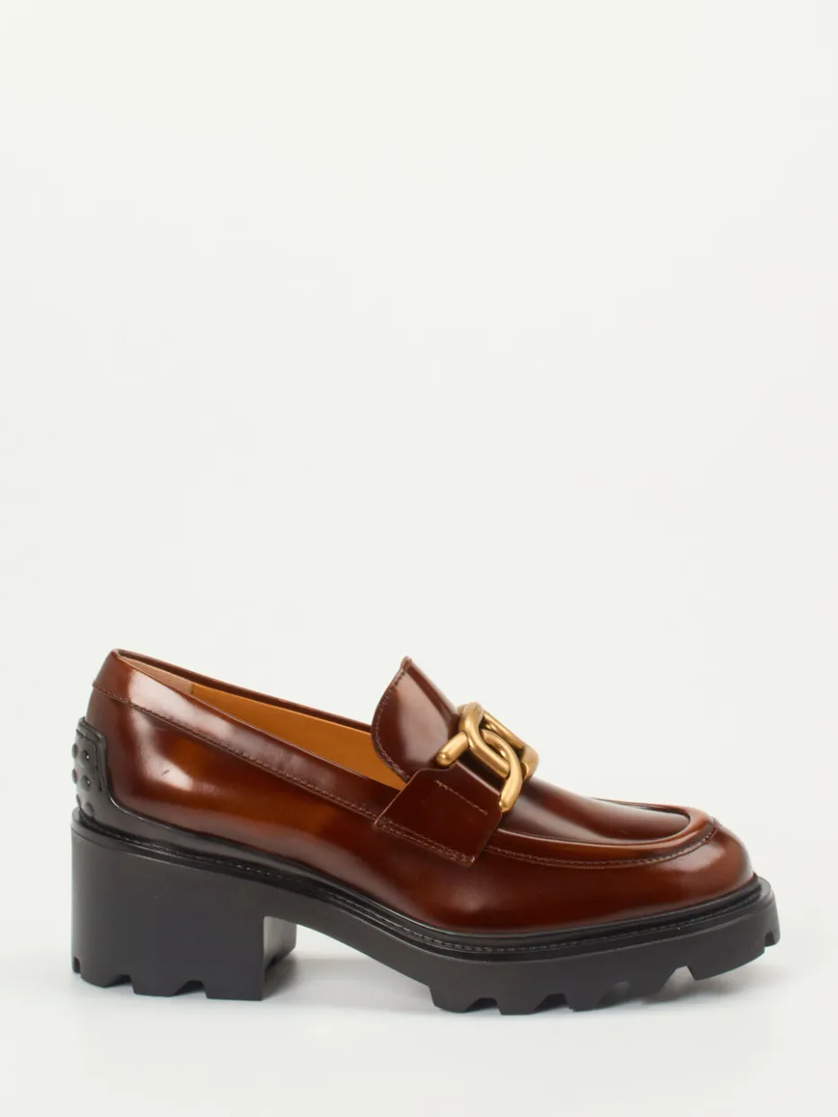 – Chunky Loafer aus Kalbleder Kastanien*Tod's Hot