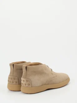 Herren Tod's – Desert Boots aus Veloursleder sandbeige