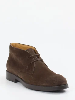 Herren Tod's – Desert Boots aus Veloursleder Dunkel
