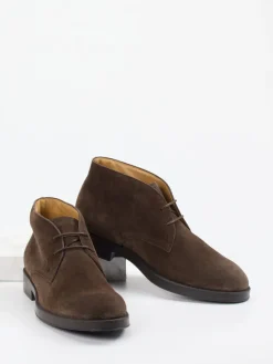 Herren Tod's – Desert Boots aus Veloursleder Dunkel