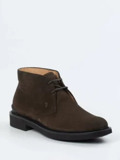 Herren Tod's – Desert Boots aus Veloursleder Dunkel