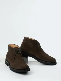 Herren Tod's – Desert Boots aus Veloursleder Dunkel