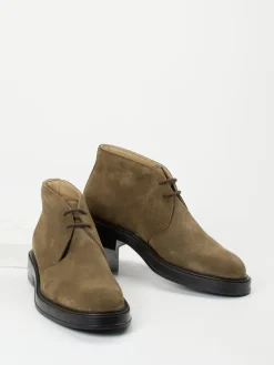 Herren Tod's – Desert Boots aus Veloursleder schlamm