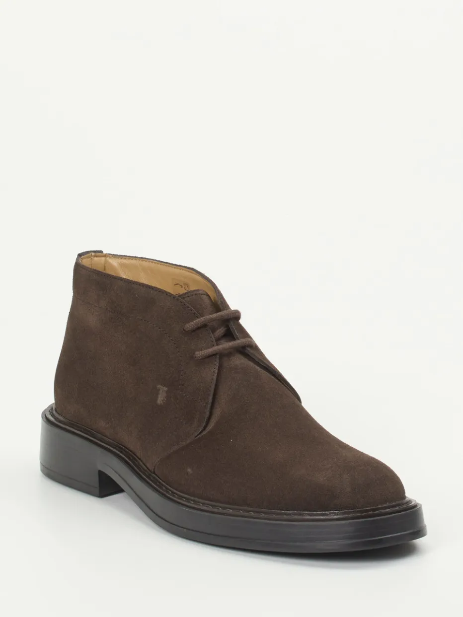 – Desert Boots aus Veloursleder Dunkel*Tod's