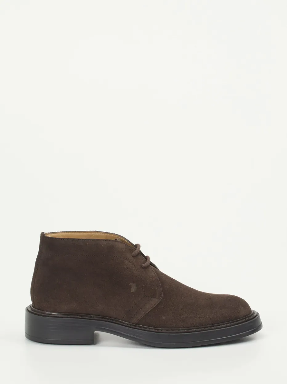 – Desert Boots aus Veloursleder Dunkel*Tod's