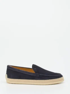 Damen Tod's – Espadrille-Loafer aus Veloursleder