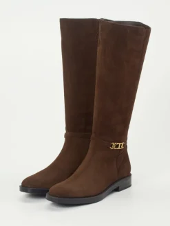 – Kniehohe Stiefel aus Veloursleder*Tod's Outlet