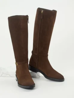 – Kniehohe Stiefel aus Veloursleder*Tod's Outlet