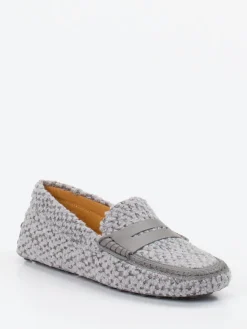 Damen Tod's – Loafer aus Bouclé-Textil in