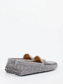 Damen Tod's – Loafer aus Bouclé-Textil in