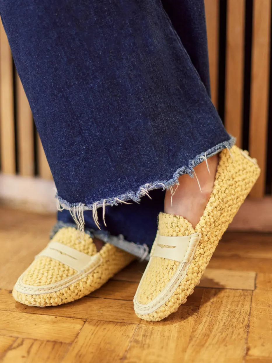 Damen Tod's – Loafer aus Bouclé-Textil in