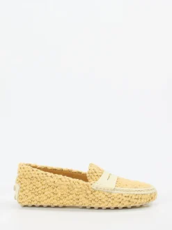 Damen Tod's – Loafer aus Bouclé-Textil in