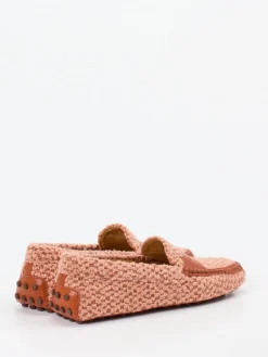 Damen Tod's – Loafer aus Bouclé-Textil in Alt