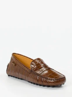 – Loafer aus geprägtem Leder in*Tod's Clearance