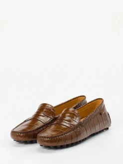 – Loafer aus geprägtem Leder in*Tod's Clearance