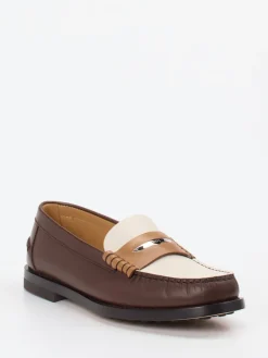 Damen Tod's – Loafer aus Kalbleder in Dunkelbraun