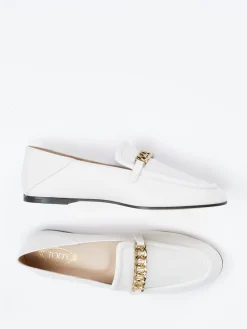 Damen Tod's – Loafer aus Lammleder in Off-White