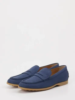 Damen Tod's – Loafer aus Leder in Jeans