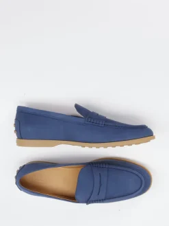 Damen Tod's – Loafer aus Leder in Jeans