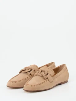 Damen Tod's – Loafer aus Nubukleder in Beige