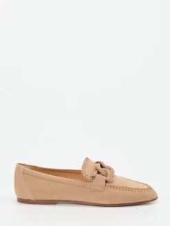 Damen Tod's – Loafer aus Nubukleder in Beige