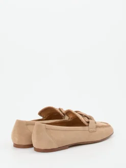 Damen Tod's – Loafer aus Nubukleder in Beige