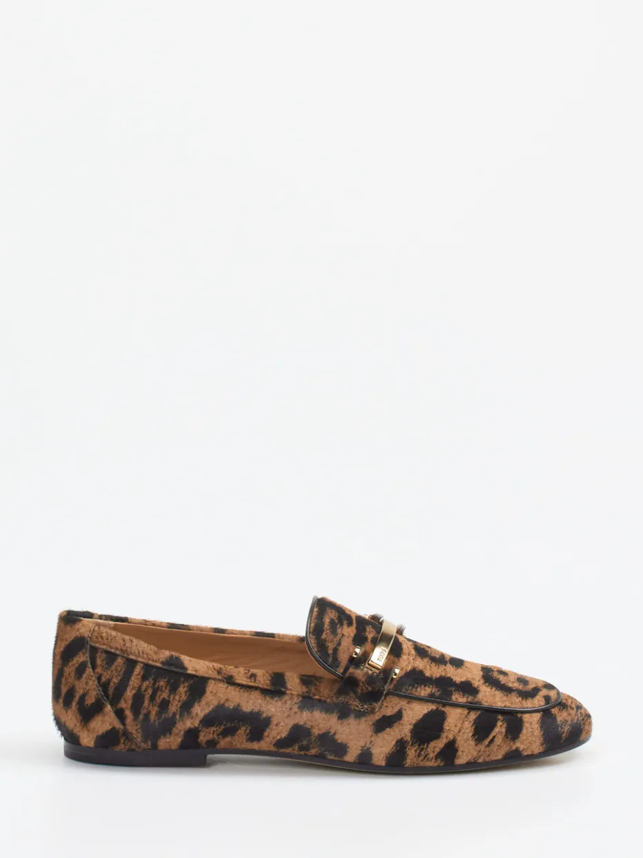 – Loafer aus Ponyfell in Leoprint*Tod's Discount