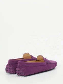 – Loafer aus Veloursleder in Violett*Tod's New