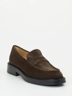 Herren Tod's – Loafer aus Veloursleder Dunkel