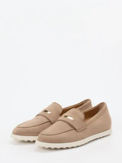 – Loafer aus Veloursleder Sandbeige*Tod's Hot