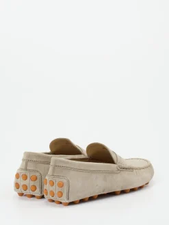 Herren Tod's – Mokassin aus Veloursleder in grau