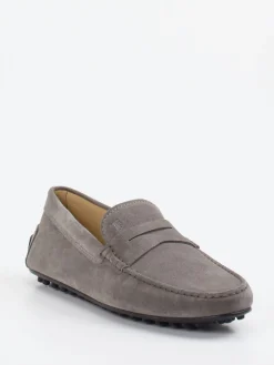 – Mokassin aus Veloursleder in Stein*Tod's New