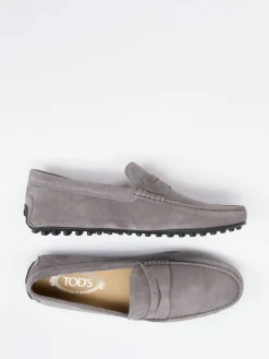 – Mokassin aus Veloursleder in Stein*Tod's New