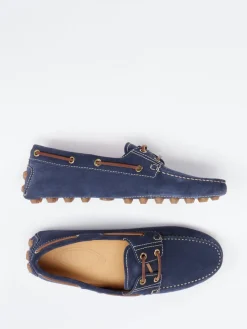 – Mokassin aus Veloursleder Marine*Tod's Discount