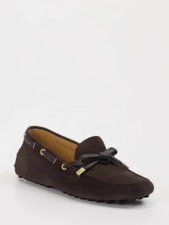 – Mokassins aus Veloursleder Dunkel*Tod's Discount