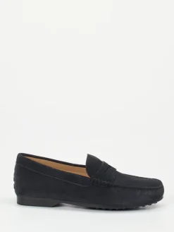 Herren Tod's – Penny Loafer aus Veloursleder in