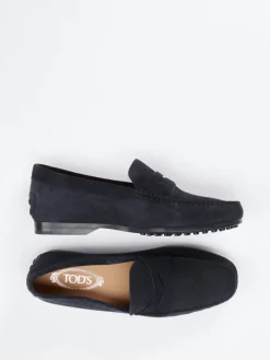 Herren Tod's – Penny Loafer aus Veloursleder in