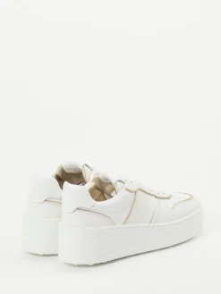 Damen Tod's – Plateau-Sneaker aus Kalbleder -Gold