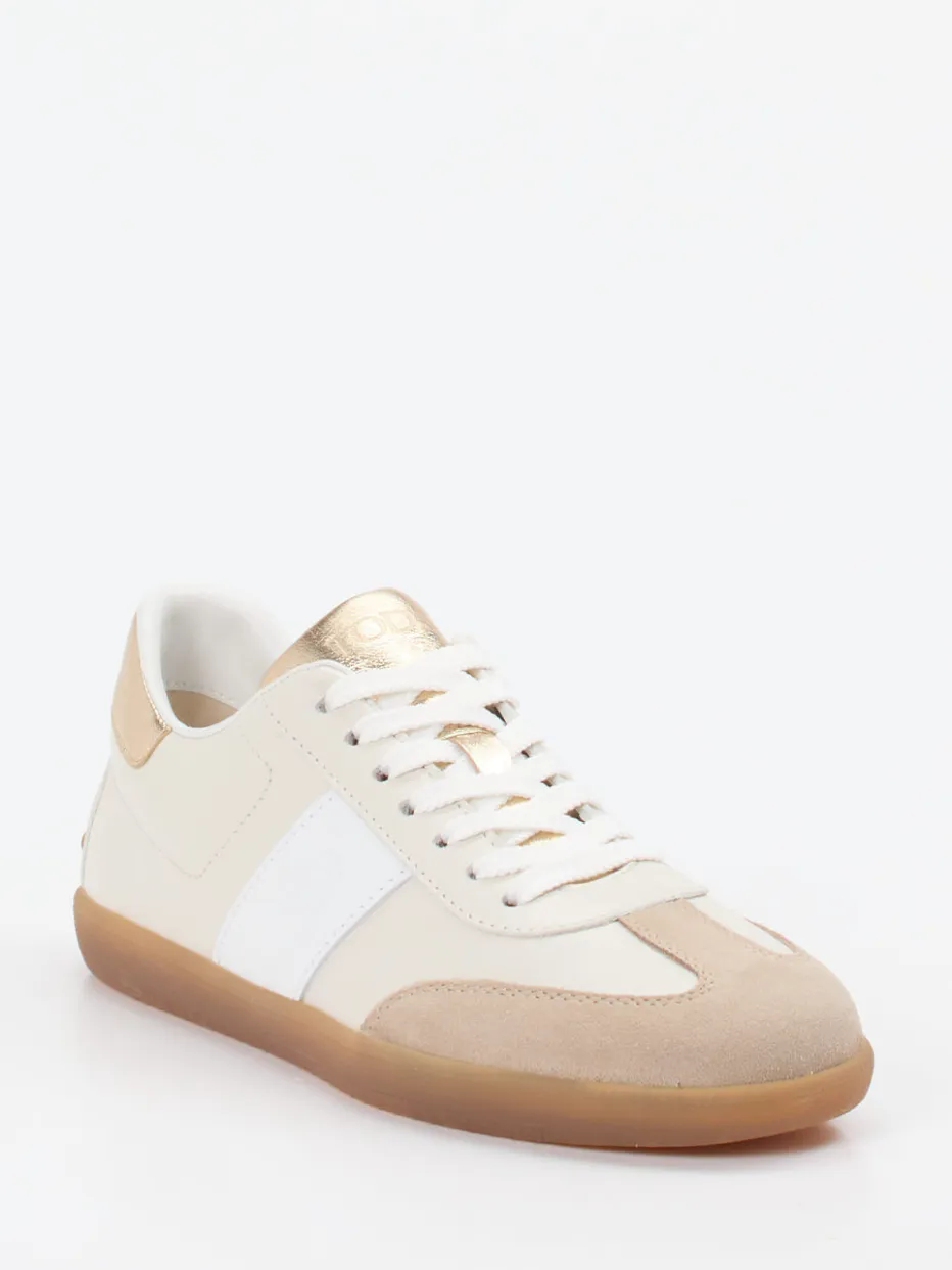 – Retro-Sneaker aus Velours- und Glattleder*Tod's