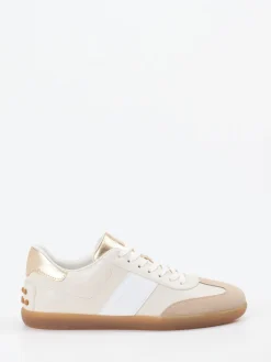 – Retro-Sneaker aus Velours- und Glattleder*Tod's