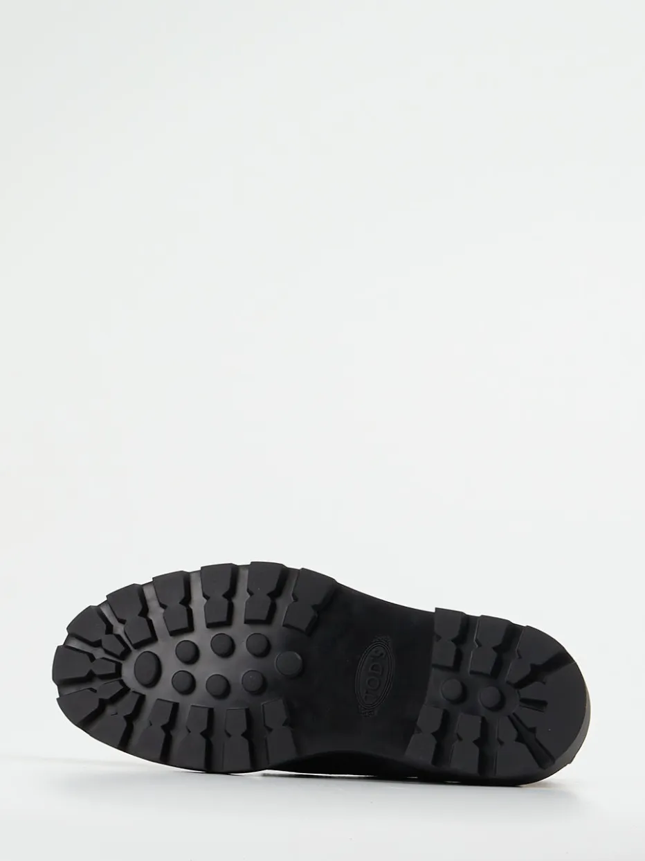 – Schnürboots aus Veloursleder Dunkel*Tod's New