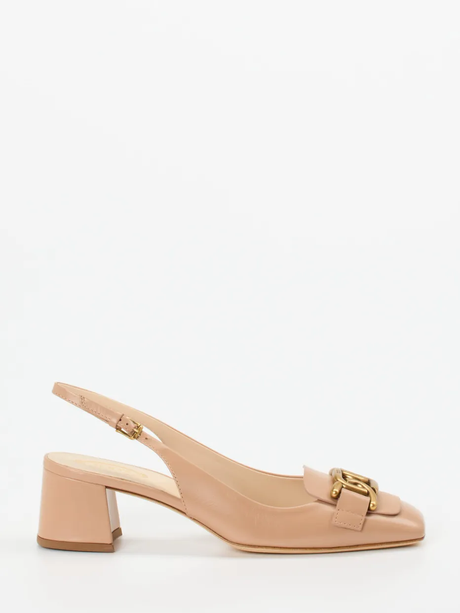 – Slingback-Pumps aus Kalbleder Nude*Tod's Online