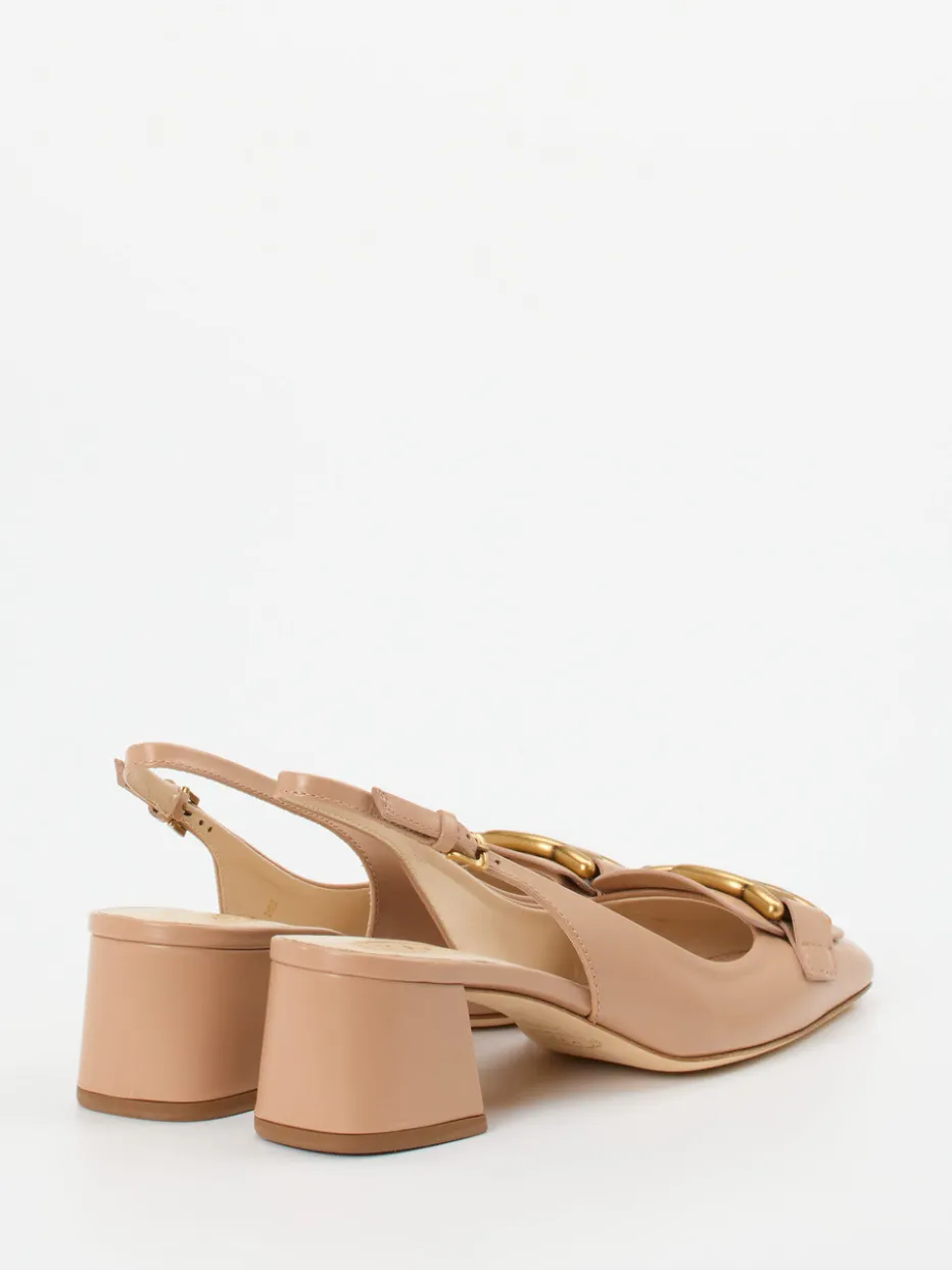 – Slingback-Pumps aus Kalbleder Nude*Tod's Online