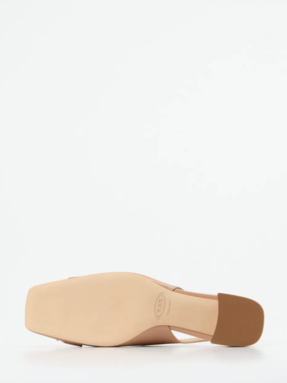 – Slingback-Pumps aus Kalbleder Nude*Tod's Online