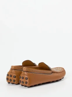 – Slipper aus Kalbleder mit Nietenbesatz*Tod's Outlet