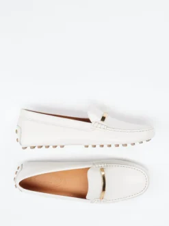 Damen Tod's – Slipper aus Kalbleder Elfenbein