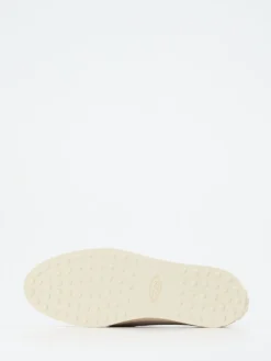 Damen Tod's – Slipper aus Nubukleder mit Bastsohle